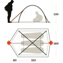 Ferrino Tenda Kalahari 3 9 Ferrino Tenda Kalahari 3 -Ferrino tenda ferrino kalahari 3 due ingressi areata comoda vacanze mare 3