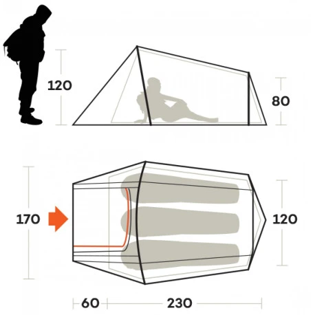 Tenda Ferrino Sling 3 4 Tenda Ferrino Sling 3 - immagine 2